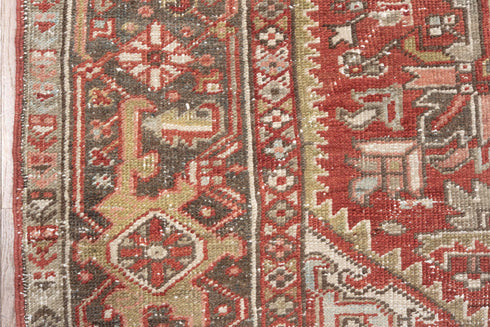 Antique Heriz Area Rug (8' x 11')